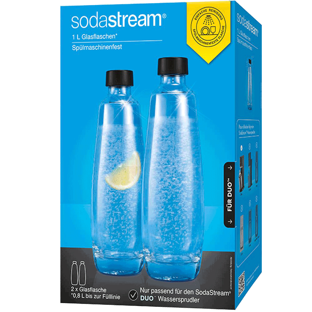 Bild: sodastream Glaskaraffe Duo 