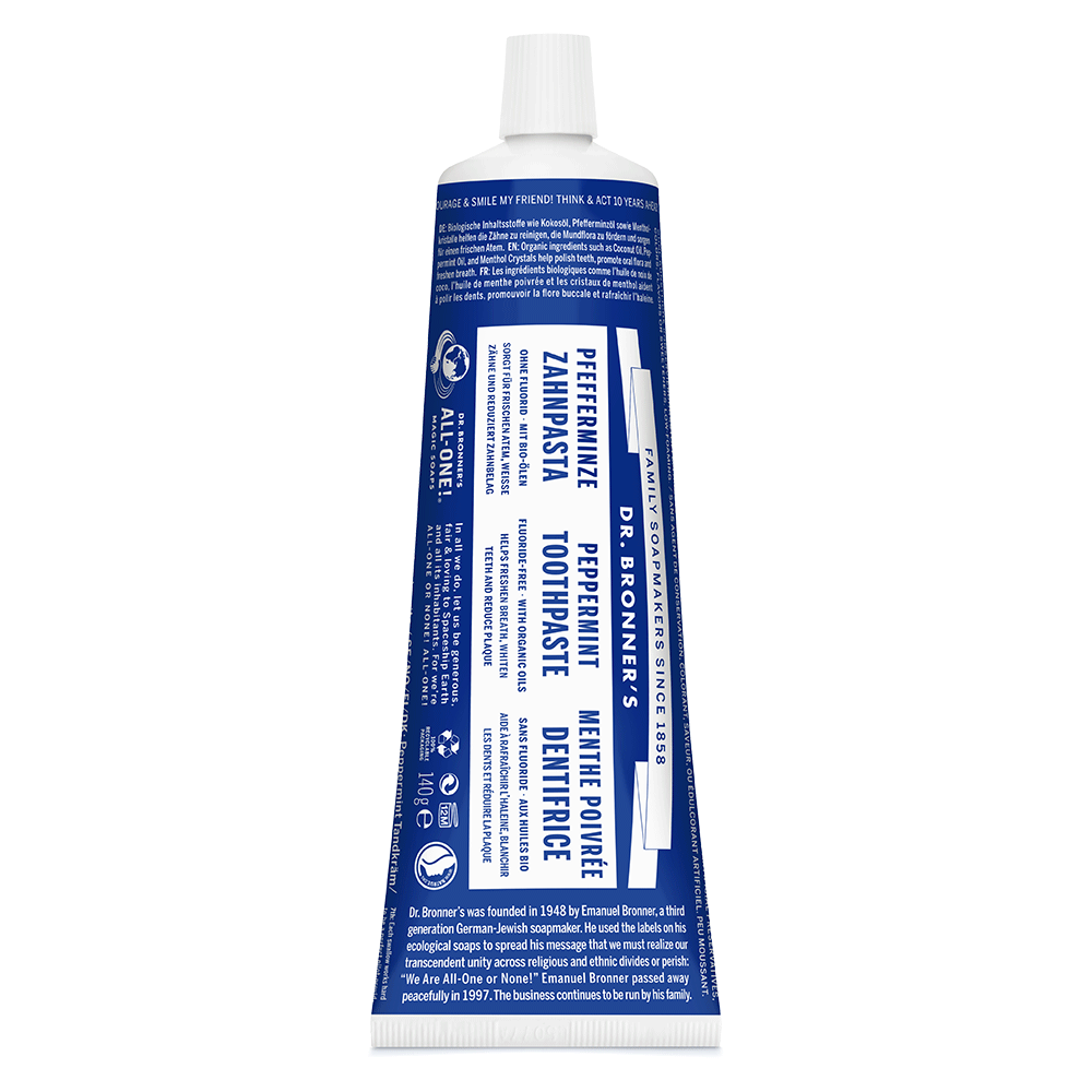 Bild: Dr. Bronner's Zahnpasta Pfefferminze 