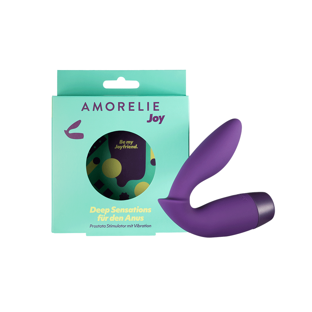 Bild: AMORELIE Prostata Stimulator mit Vibration 