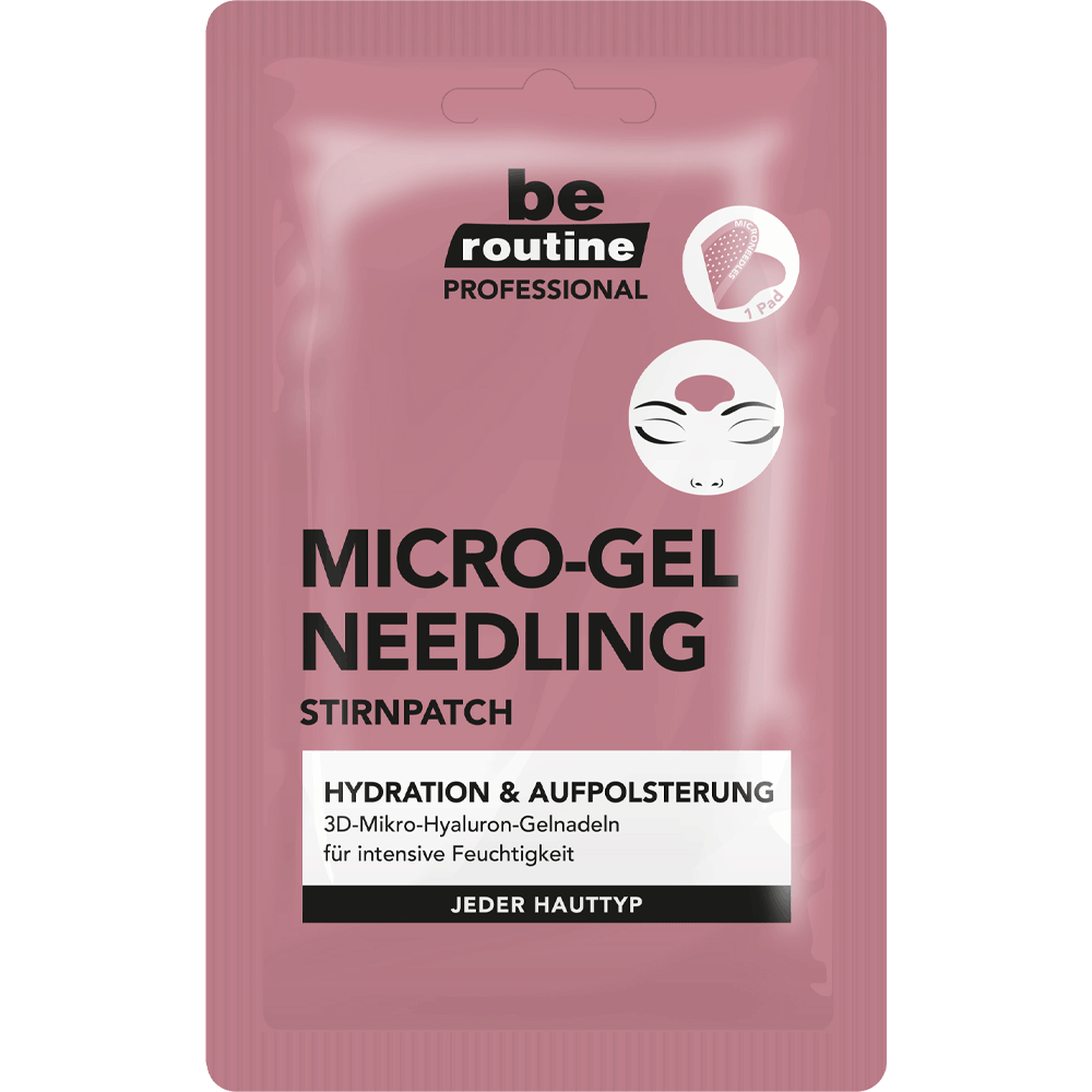 Bild: b.e. ROUTINE Stirnpatch Micro Gel Needling 