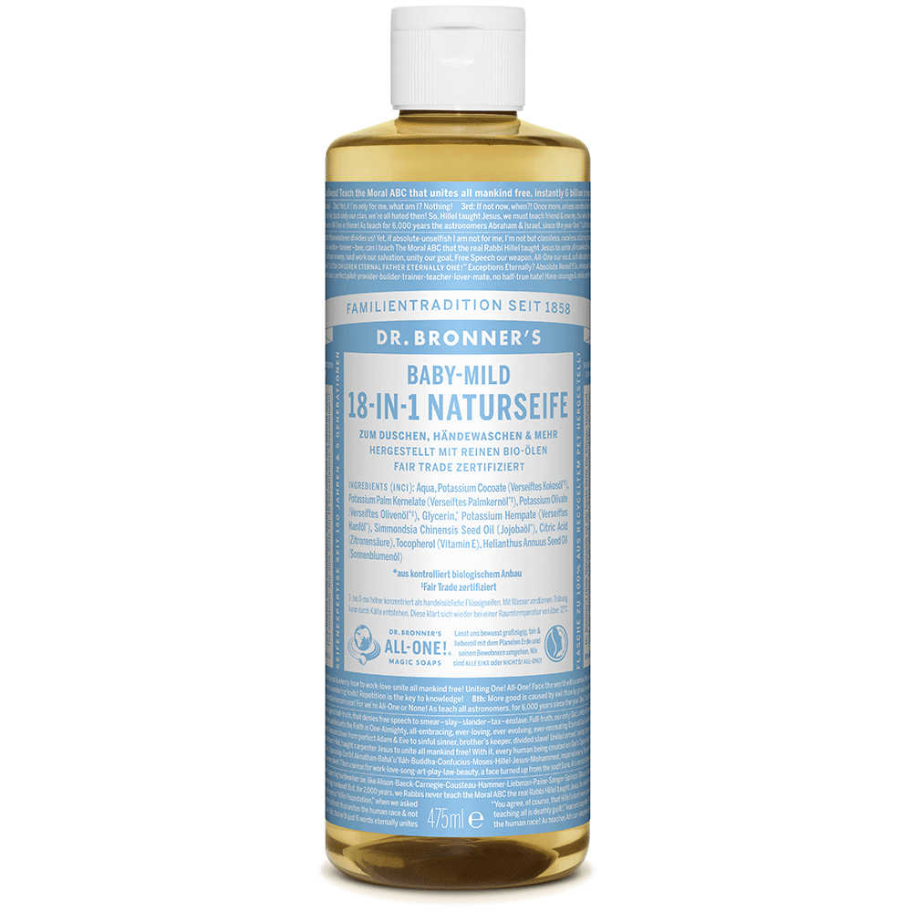 Bild: Dr. Bronner's 18-in-1 Naturseife Babymild 475ml