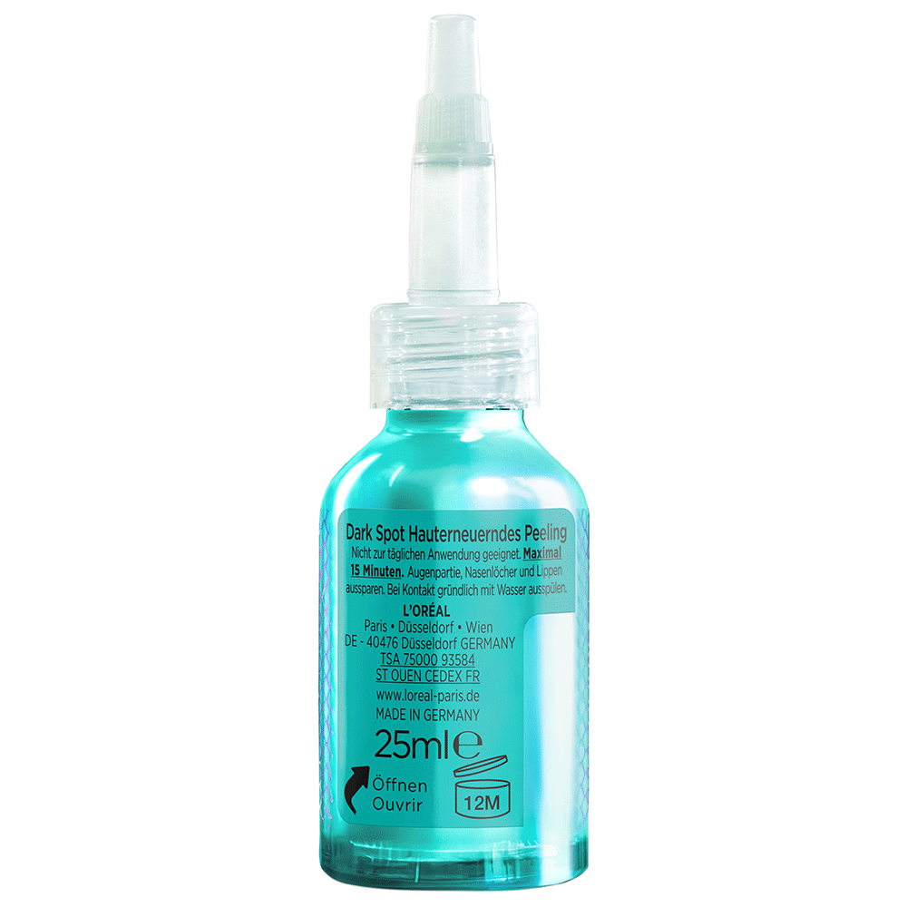 Bild: L'ORÉAL PARIS Bright Reveal Dark Spot Hauterneuerndes Peeling, 25 % [AHA + BHA + PHA] 