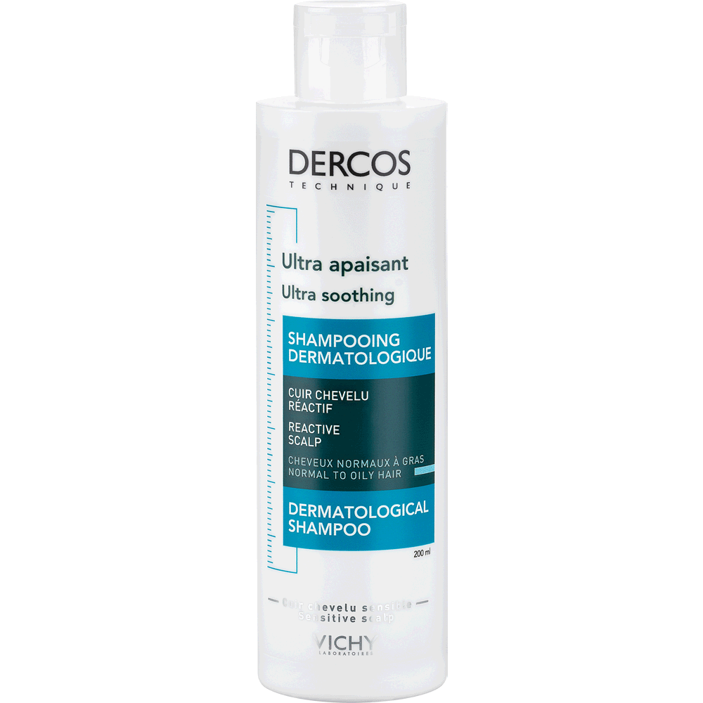 Bild: Vichy Dercos Ultra-Sensitiv Sanftes Pflege Shampoo für normale bis fettiges Haar 