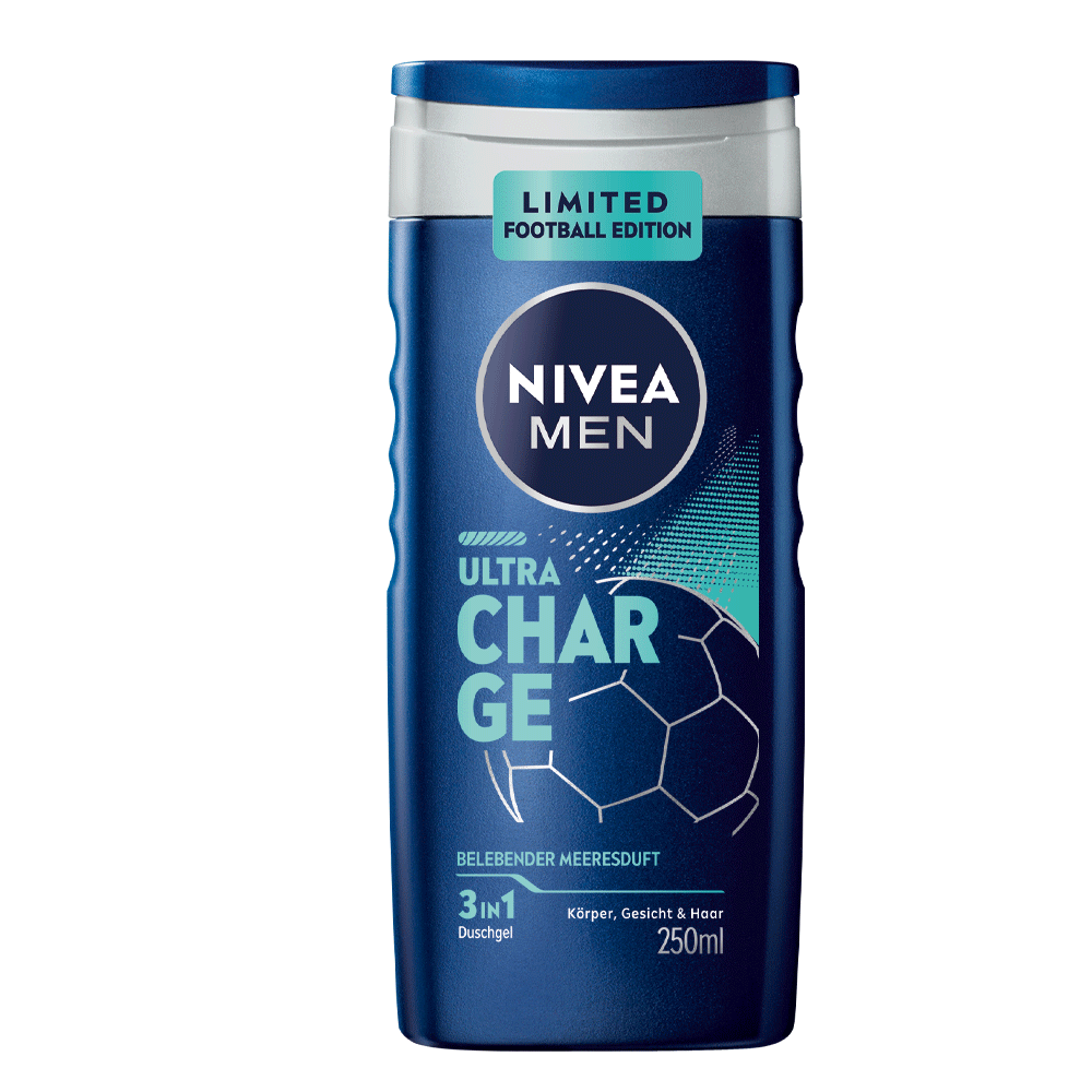 Bild: NIVEA MEN 3in1 Duschgel Ultra Charge Limited Edition 