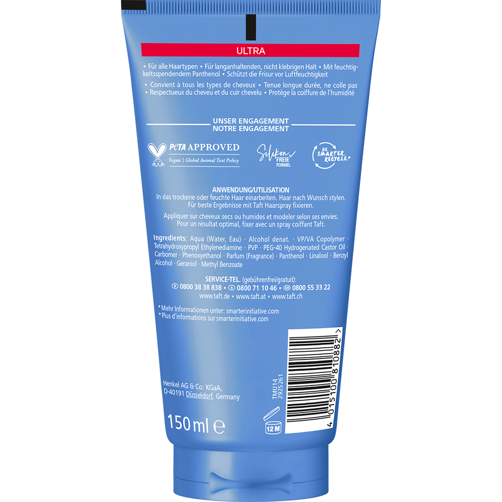 Bild: Schwarzkopf taft Styling Gel Ultra 