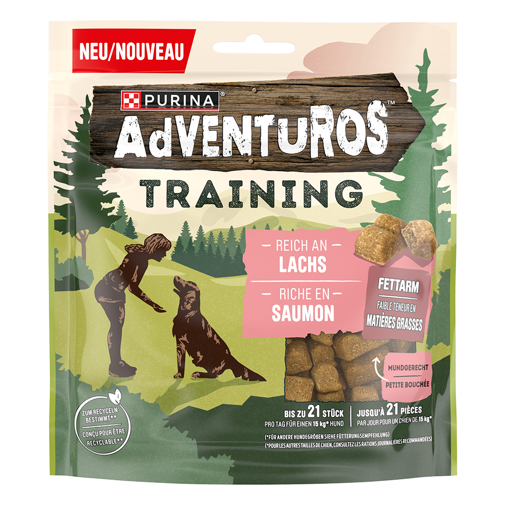 Bild: Purina AdVENTUROS Training mit Lachs 