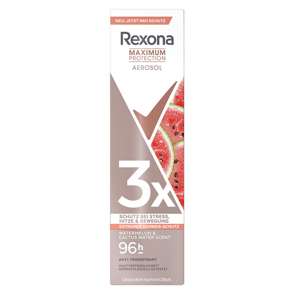 Bild: Rexona Maximum Protection Deo Spray Wassermelone & Kaktuswasser 