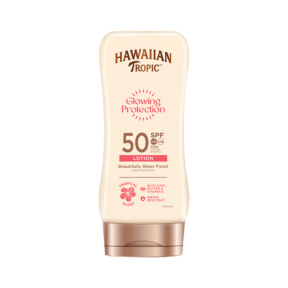 Bild: Hawaiian Tropic Sonnencreme Glowing Protection LSF 50 