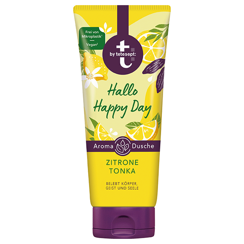 Bild: t: by tetesept Aroma Dusche Hallo Happy Day 