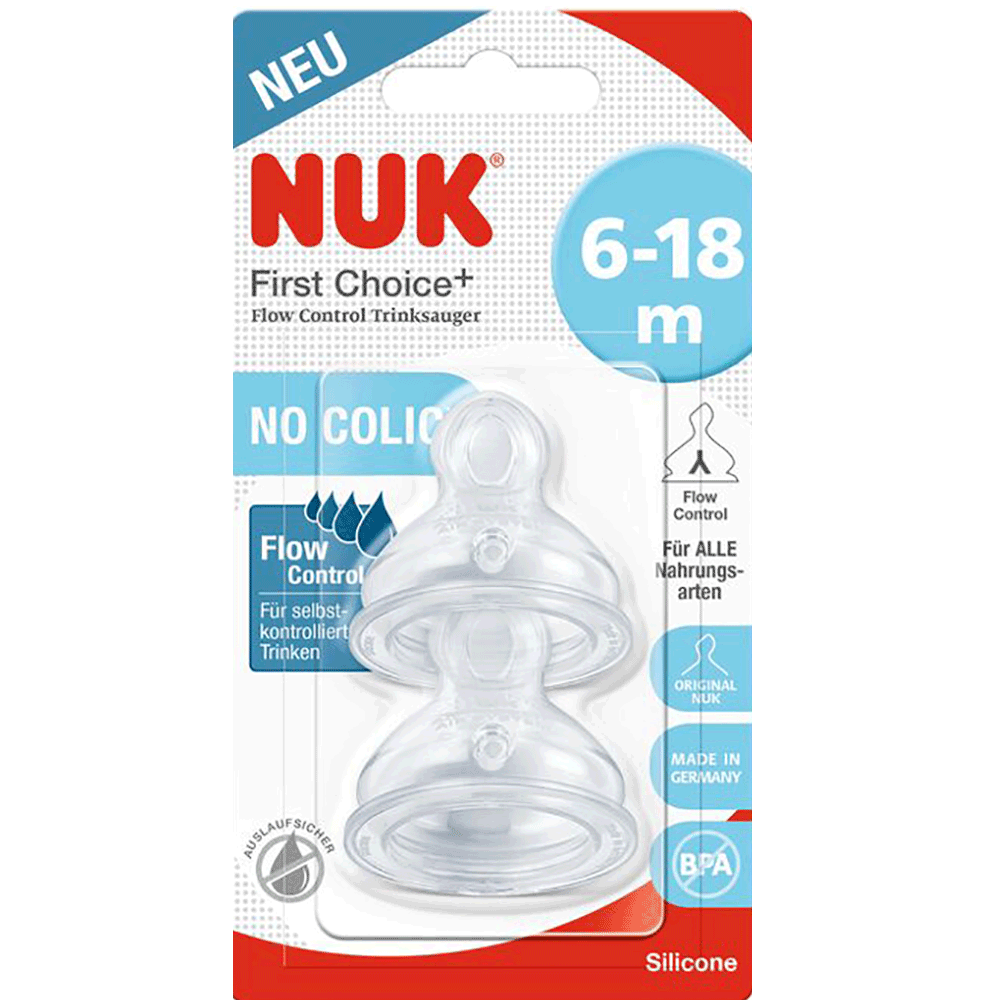 Bild: NUK First Choice Sauger Silikon Gr. 2 