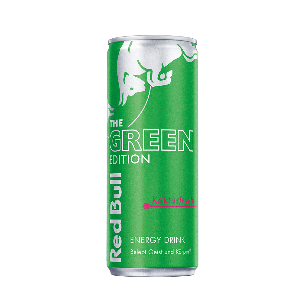 Bild: Red Bull Energy Drink Green Edition Kaktusfrucht 