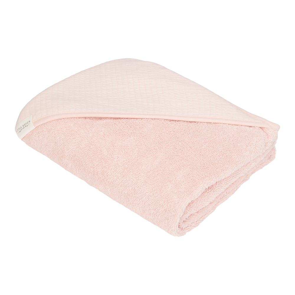 Bild: Little Dutch Kaputzenhandtuch Pure Soft Pink