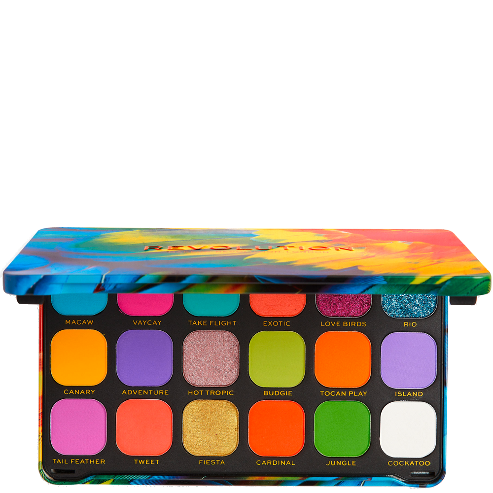 Bild: Revolution Forever Flawless Eyeshadow Palette bird of paradise