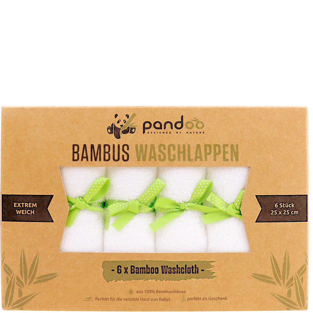 Bild: pandoo Bambus Waschlappen 