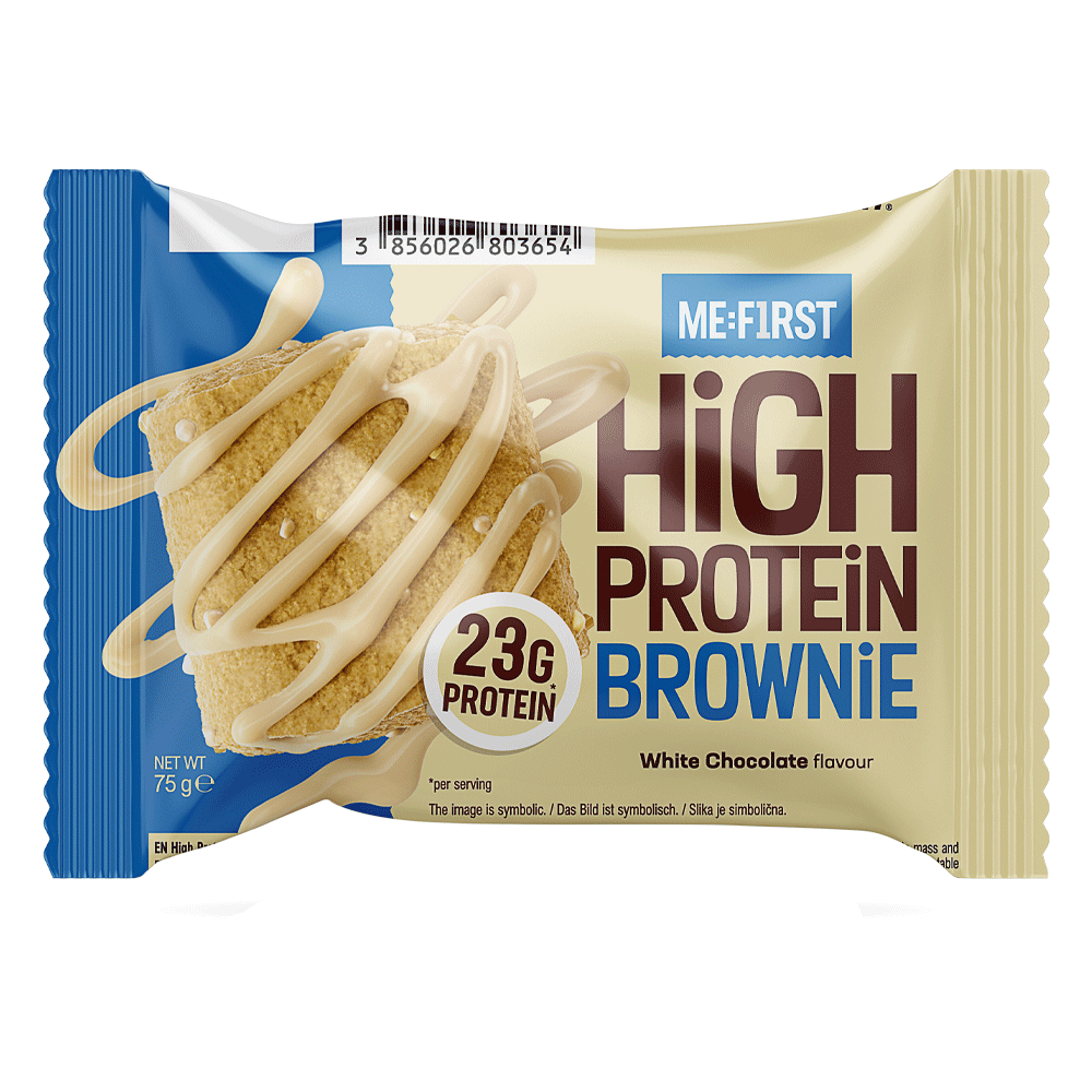 Bild: POLLEOsport ME:F1RST High Protein Brownie White Chocolate 