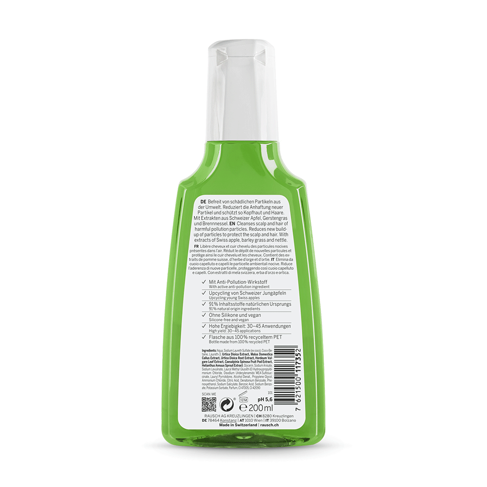 Bild: RAUSCH Anti Pollution Shampoo Schweizer Apfel 