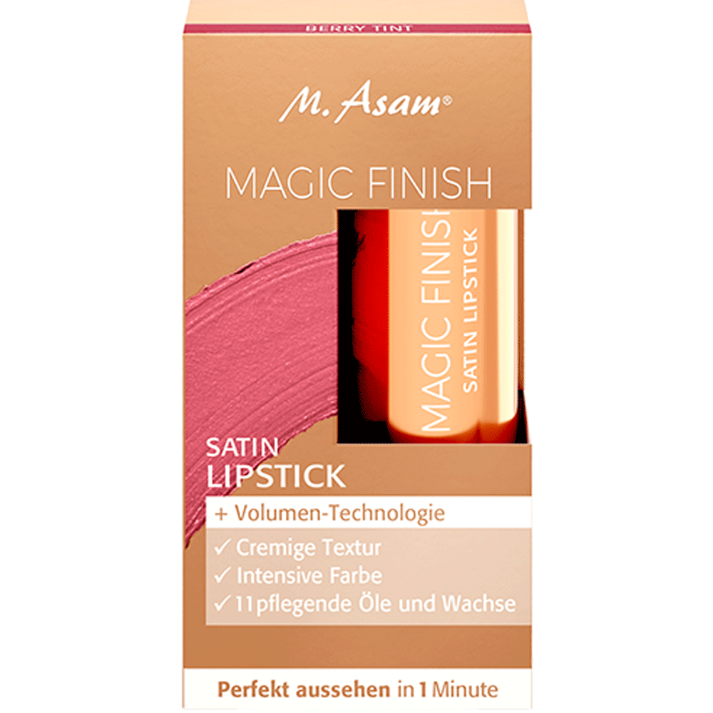 Bild: M. Asam Magic Finish Satin Lipstick Berry Tint BERRY