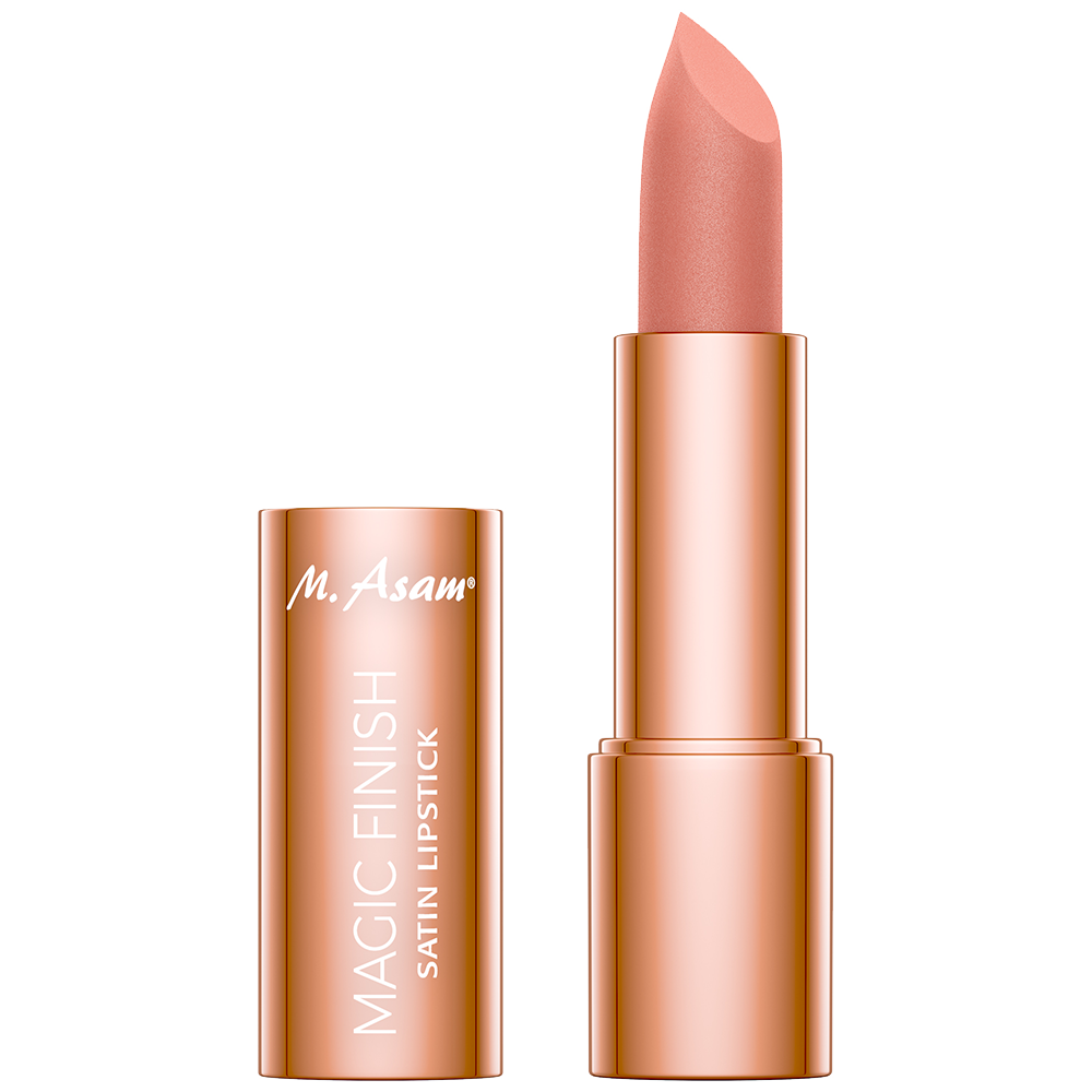 Bild: M. Asam Magic Finish Satin Lipstick peach pearl