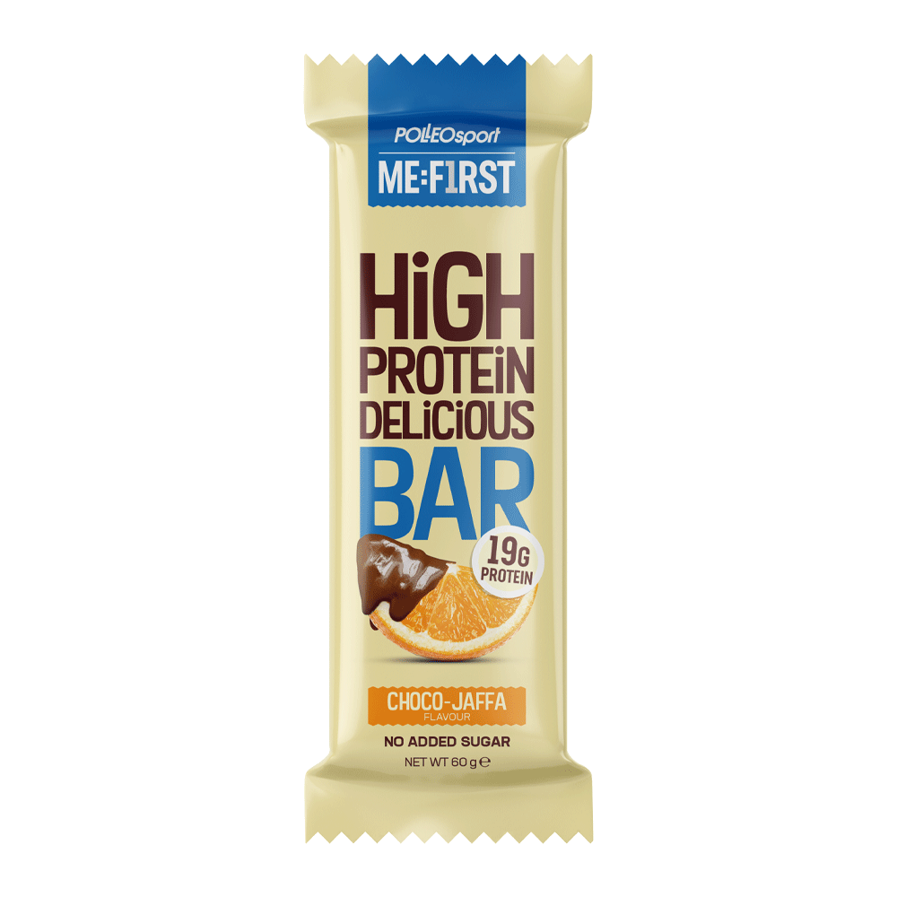 Bild: POLLEOsport ME:F1RST High Protein Bar Choco Jaffa 