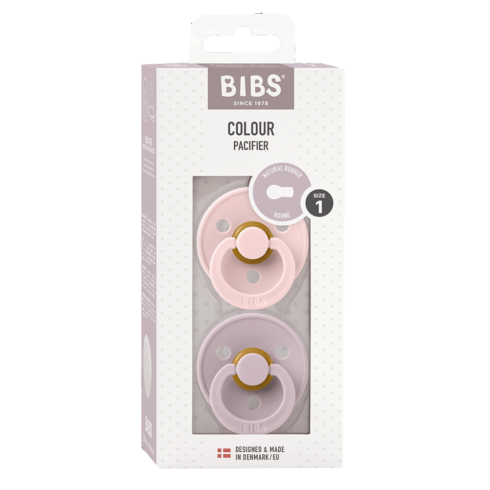 Bild: BIBS Schnuller Colour Blossom & Lila 0-6 Monate 