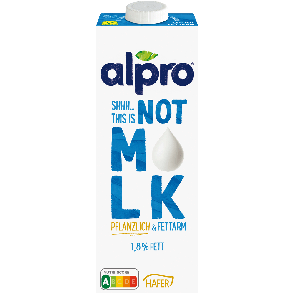 Bild: Alpro Not Mlk Haferdrink Fettarm 