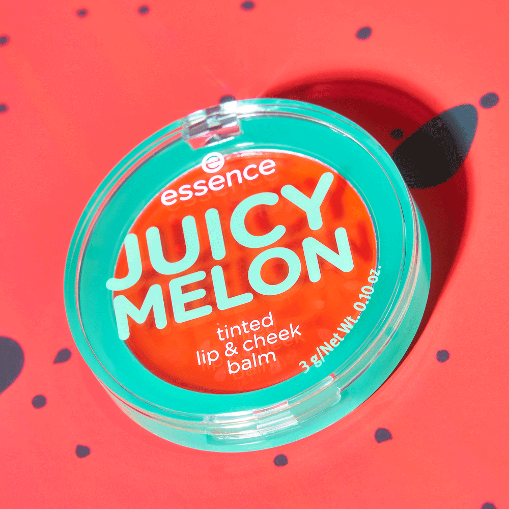 Bild: essence JUICY MELON tinted lip & cheek balm 