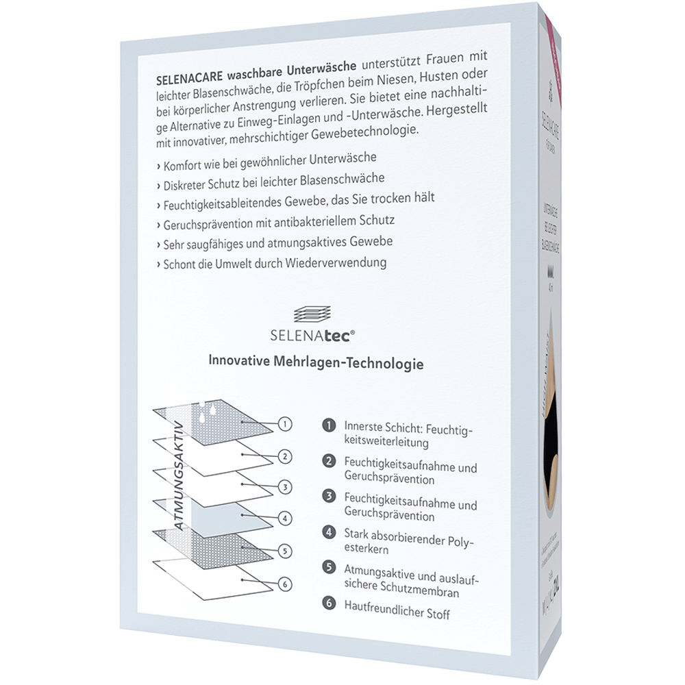 Bild: SELENACARE Unterwäsche Bei Blasenschwäche 