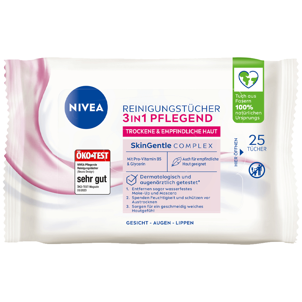 Bild: NIVEA 3in1 Reinigungstücher 