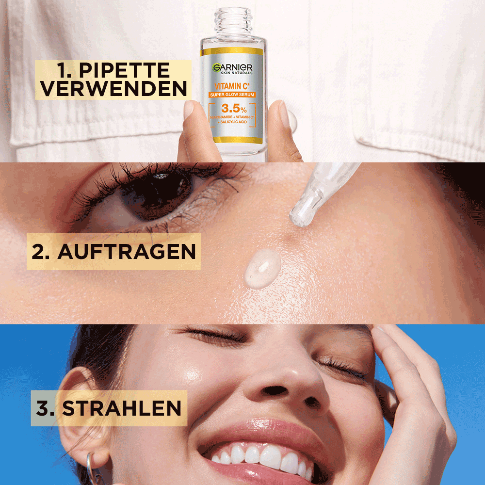 Bild: GARNIER SKIN ACTIVE Serum mit Vitamin C 