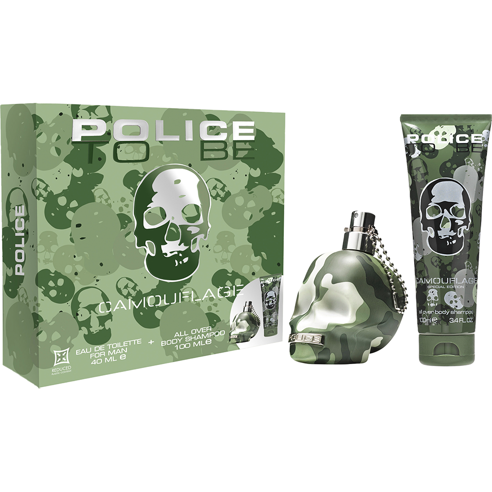 Bild: Police To Be Camouflage Geschenkset Eau de Toilette 40 ml + Duschgel 100 ml 