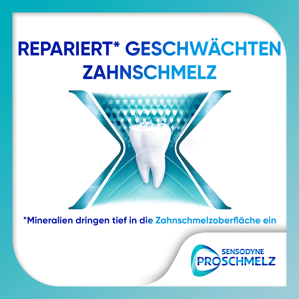 Bild: SENSODYNE Proschmelz Zahnpasta Zahnschmelz Repair Minze 