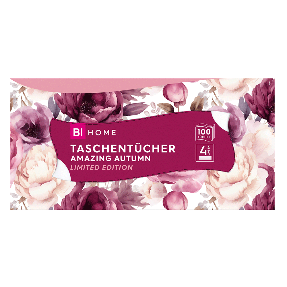 Bild: BI HOME Taschentücher Amazing Autumn Limited Edition 