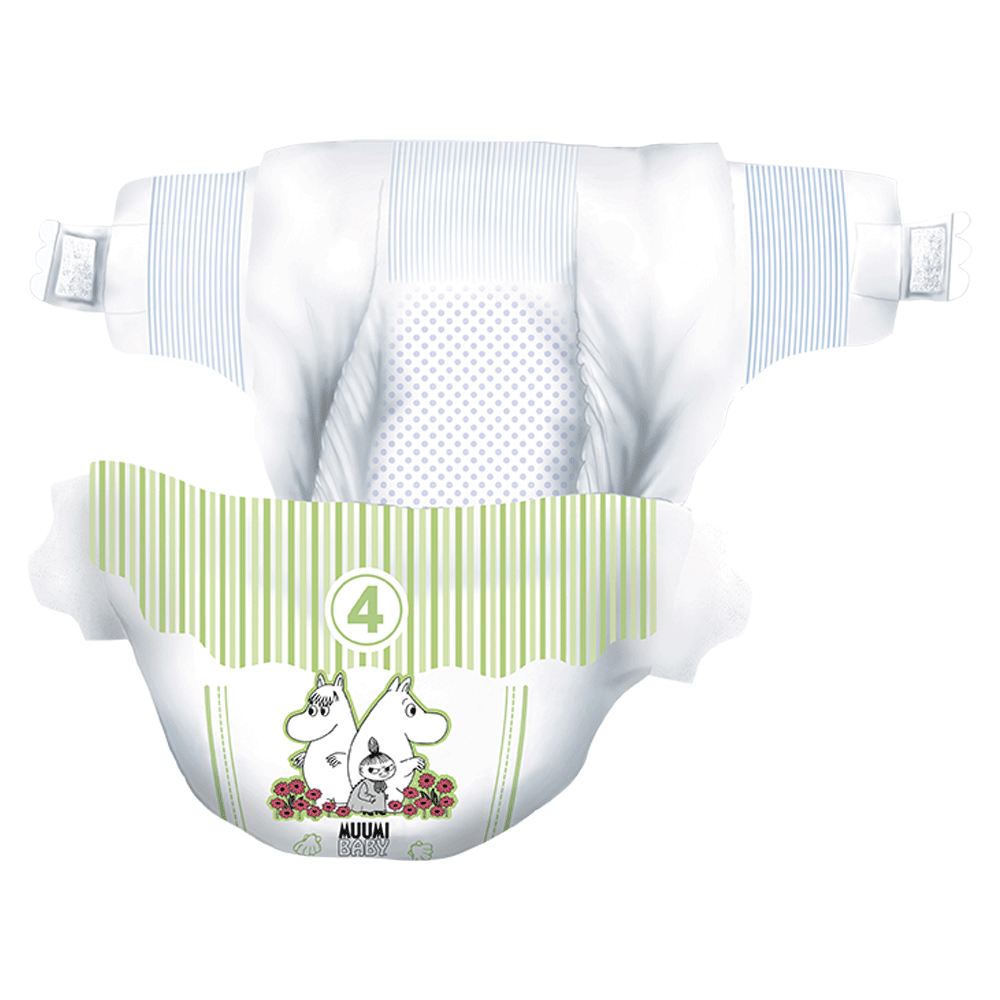 Bild: Moomin Baby Windeln Größe 4, 7kg - 14kg 