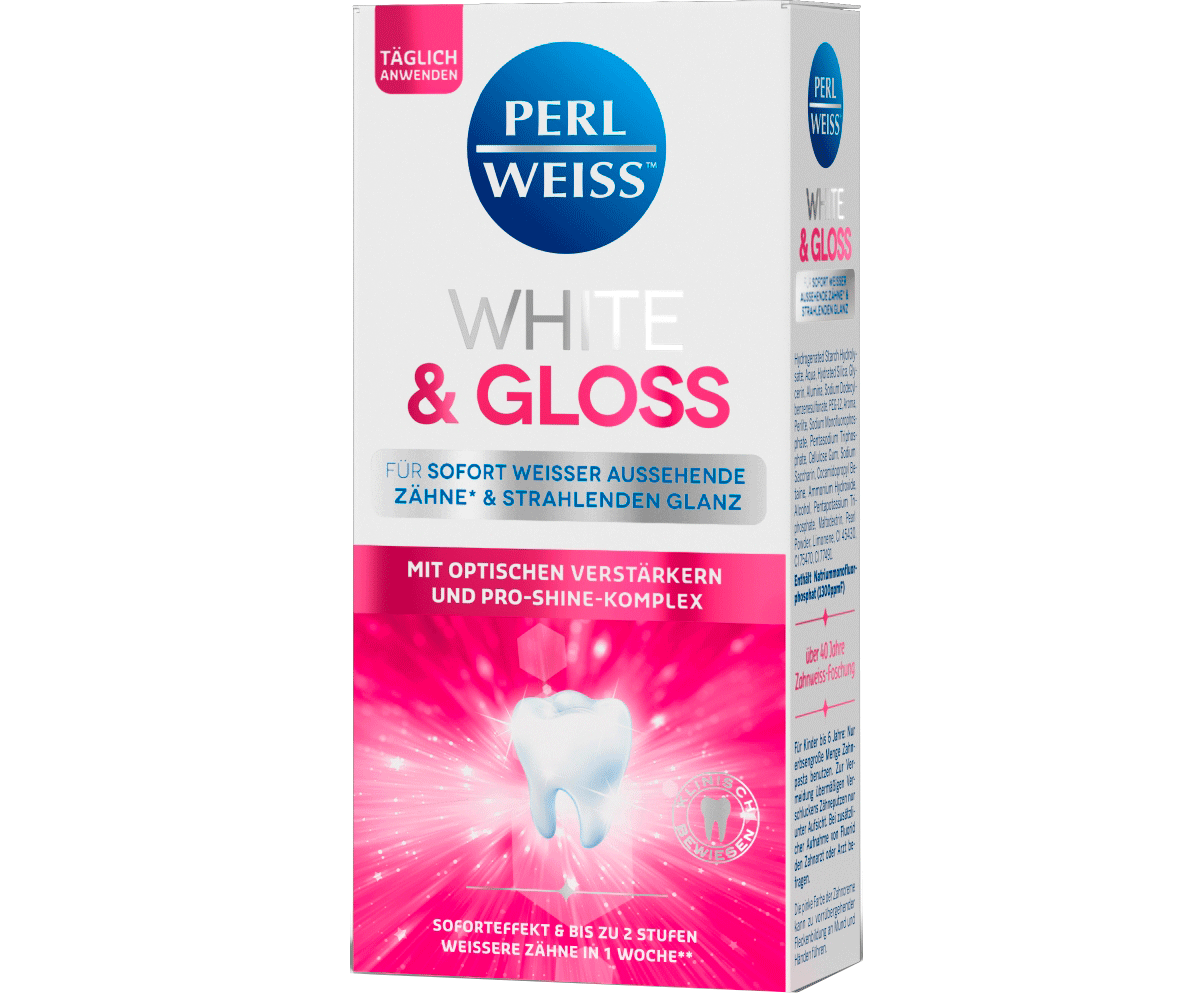 Bild: PERLWEISS White & Gloss Zahncreme 