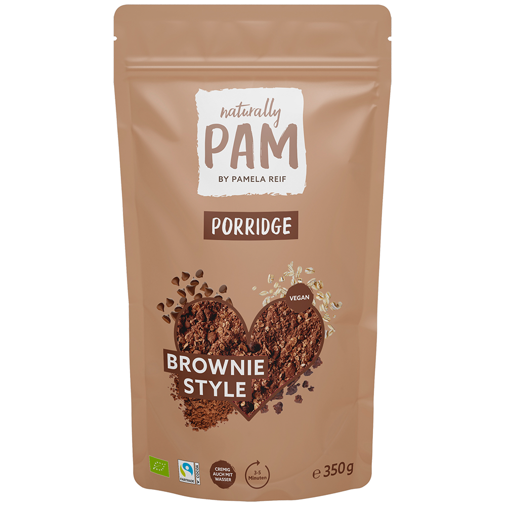 Bild: Naturally PAM by Pamela Reif Porridge Brownie Style 