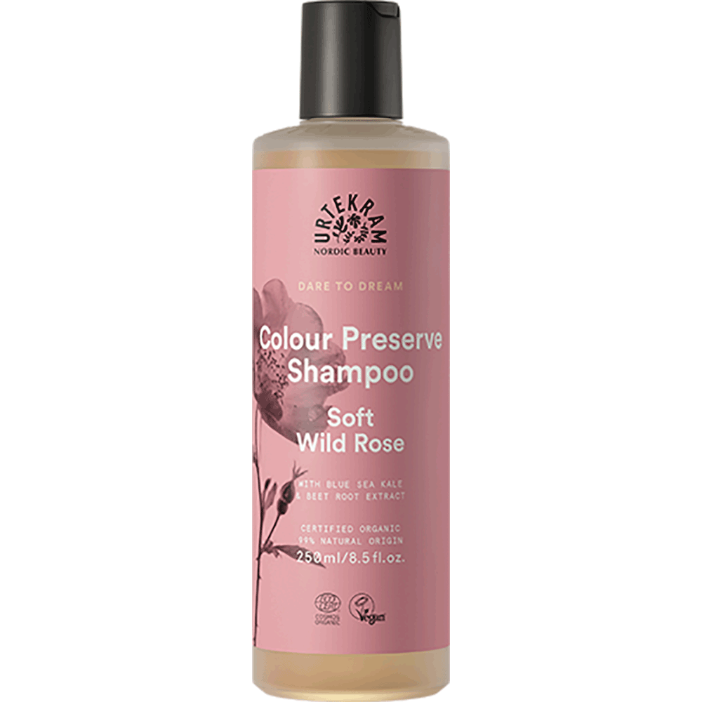 Bild: Urtekram Soft Wild Rose Farbschutz Shampoo 