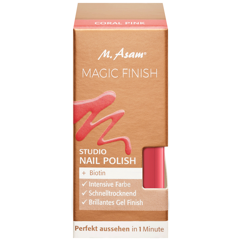 Bild: M. Asam Magic Finish Studio Nail Polish Coral Pink