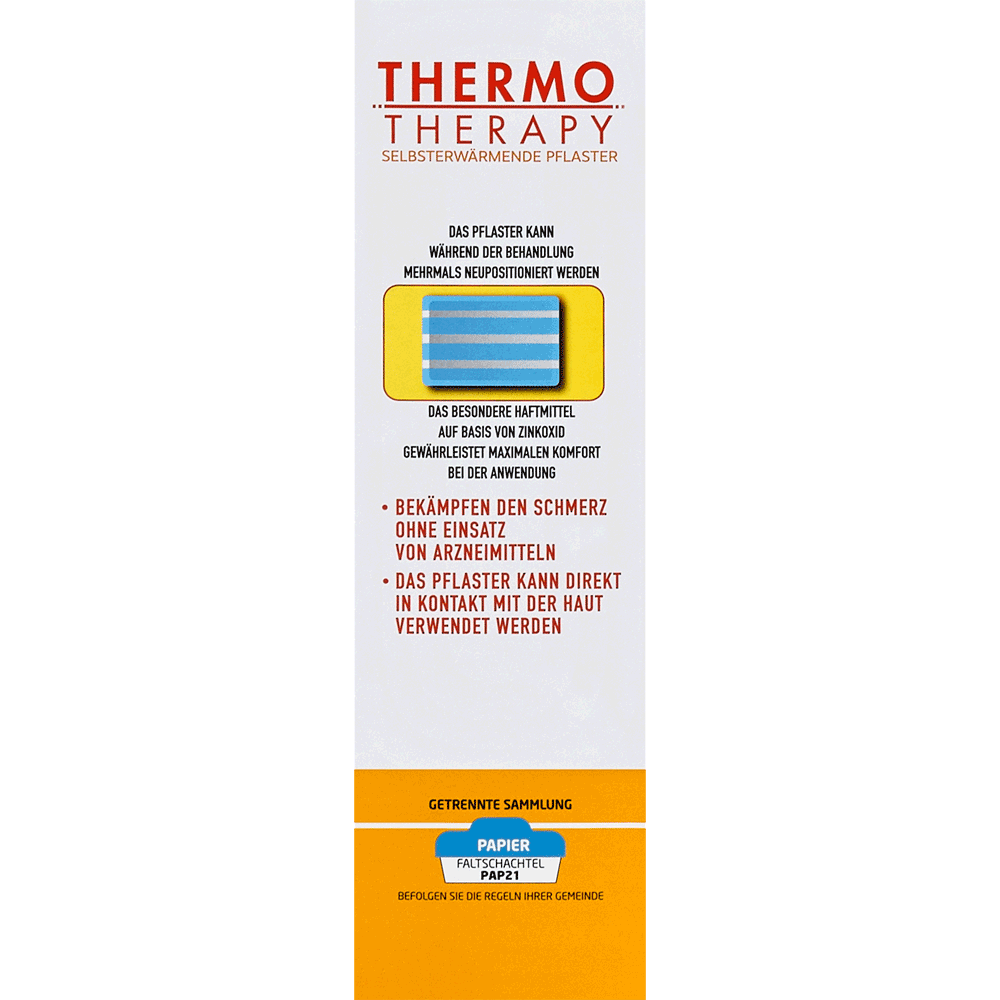 Bild: Thermo Therapy Universal Wärmepflaster 