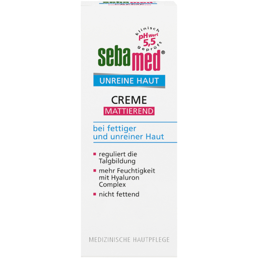 Bild: sebamed Creme mattierend unreine Haut 