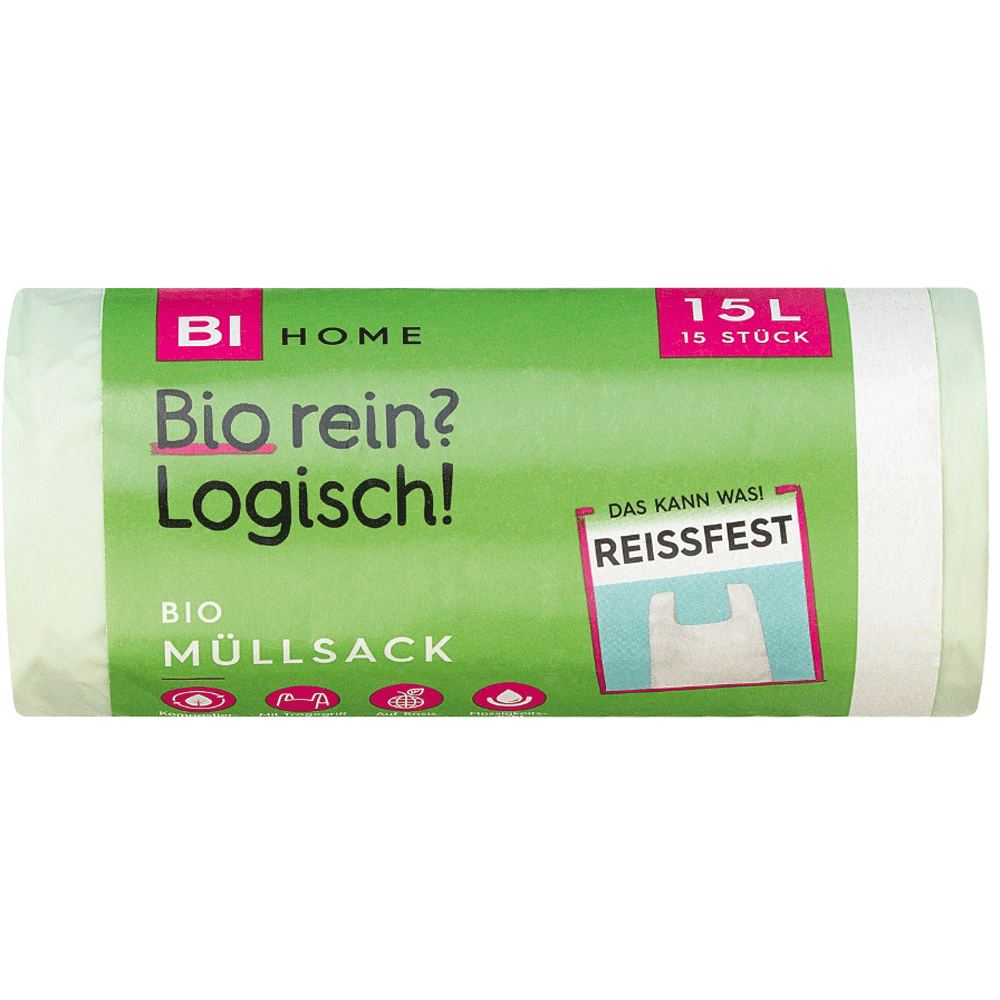 Bild: BI HOME Bio Müllbeutel 15 Liter 