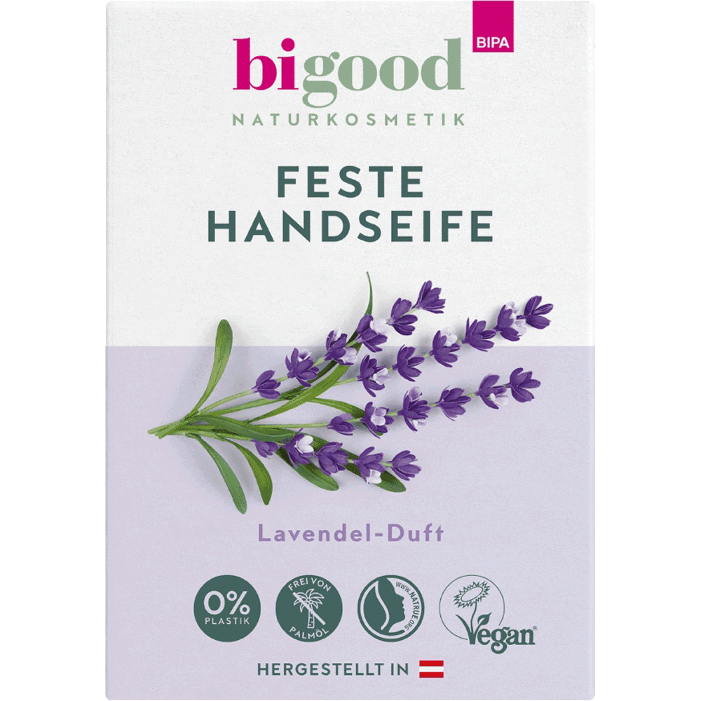 Bild: bi good Feste Handseife Lavendel 