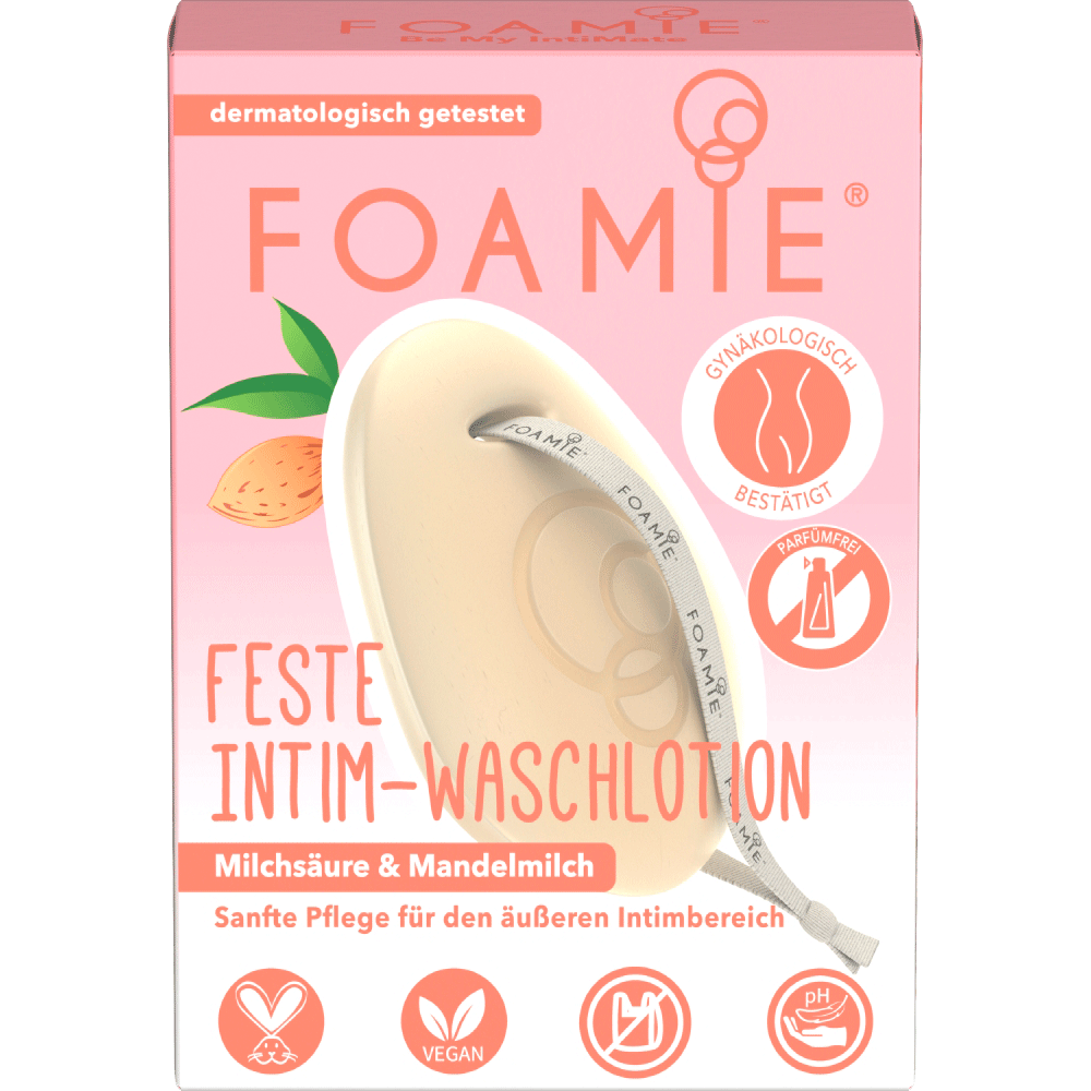 Bild: FOAMIE Feste Intim-Waschlotion, Mandelmilch 