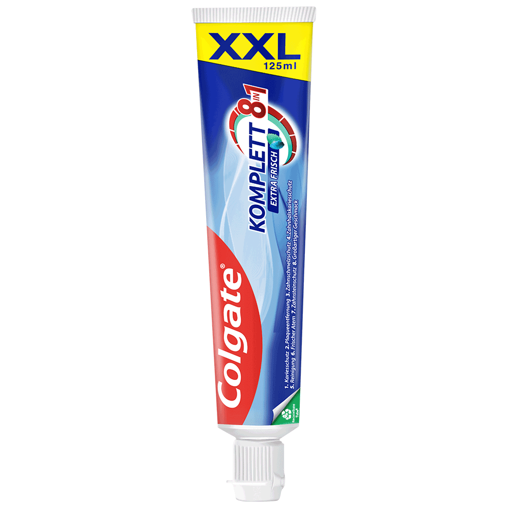 Bild: Colgate Zahnpasta Komplett 8in1 Extra Frisch 