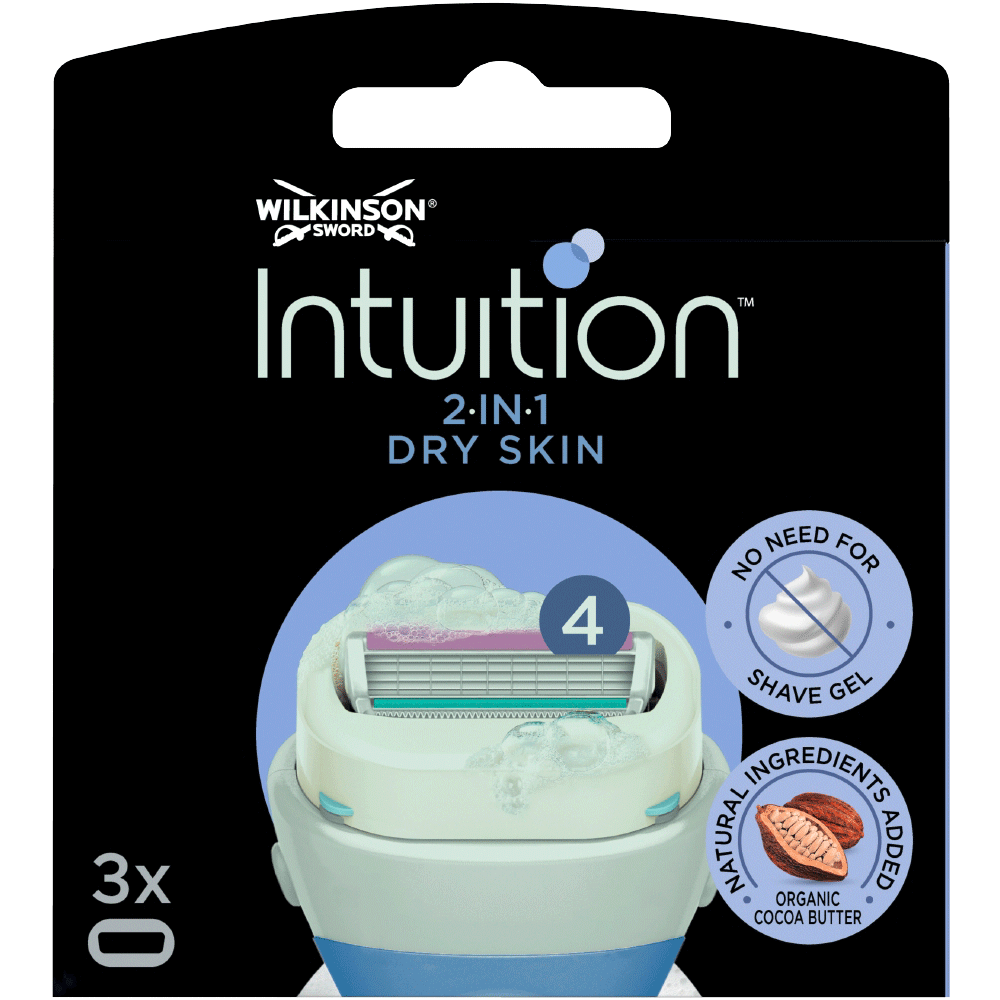 Bild: Wilkinson Intuition 2 in 1 Dry Skin Rasierklingen 