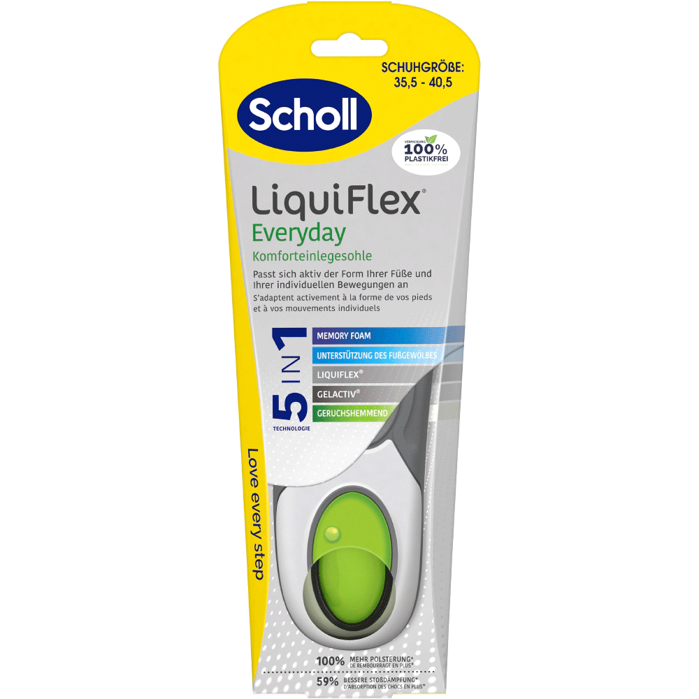 Bild: Scholl Fußsohle LiquiFlex Everyday S 