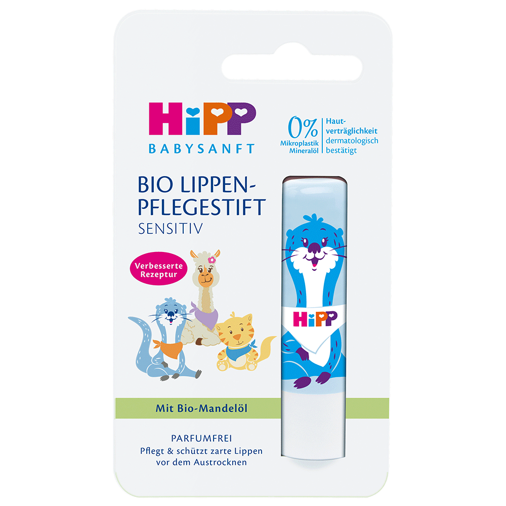 Bild: HiPP Babysanft Bio Lippen Pflegestift Sensitiv 