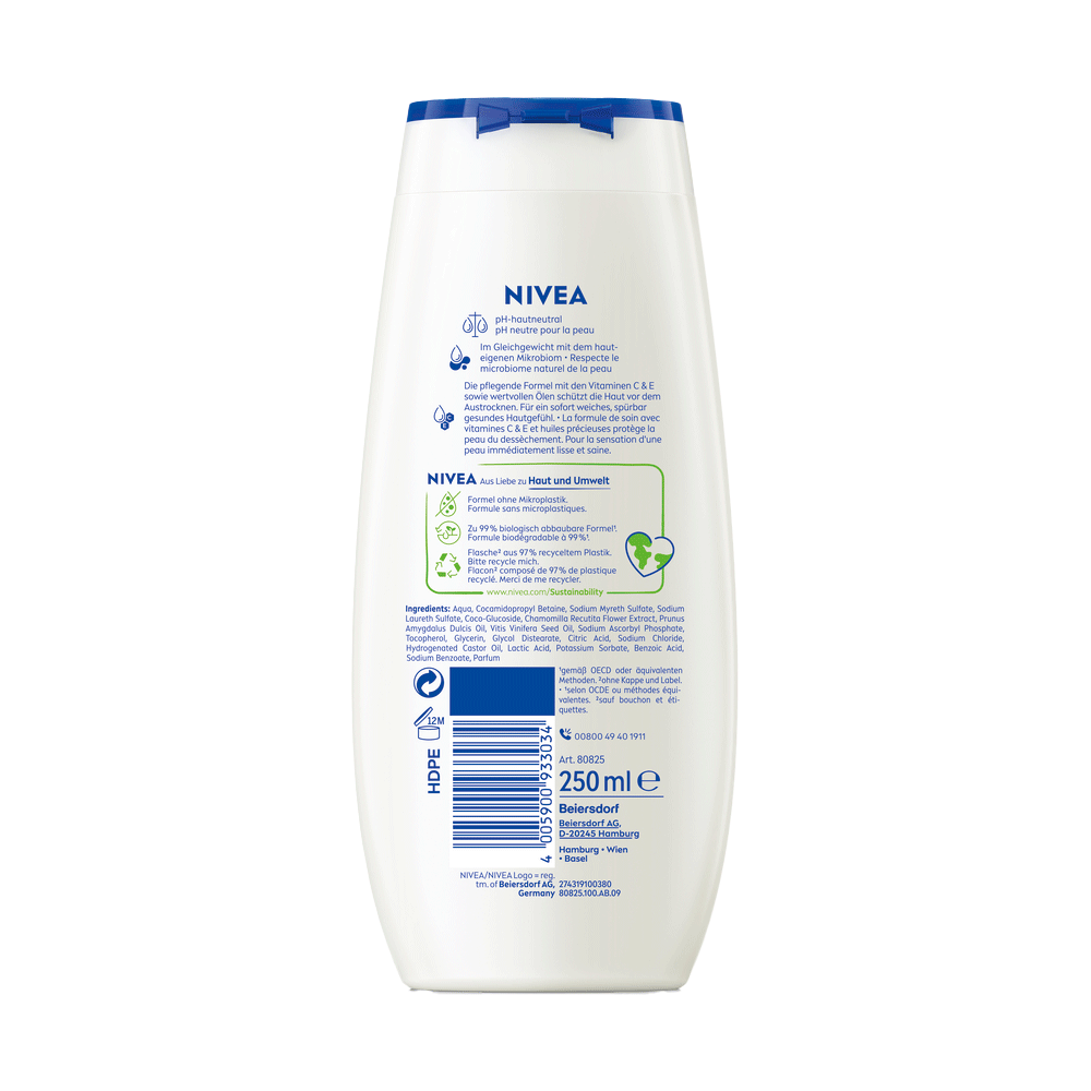 Bild: NIVEA Pflegedusche Creme Sensitive 