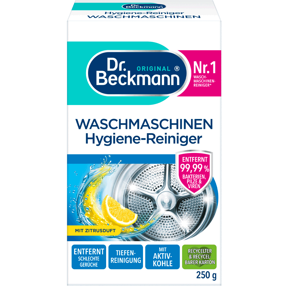 Bild: Dr. Beckmann Waschmaschinen Hygiene Reiniger 