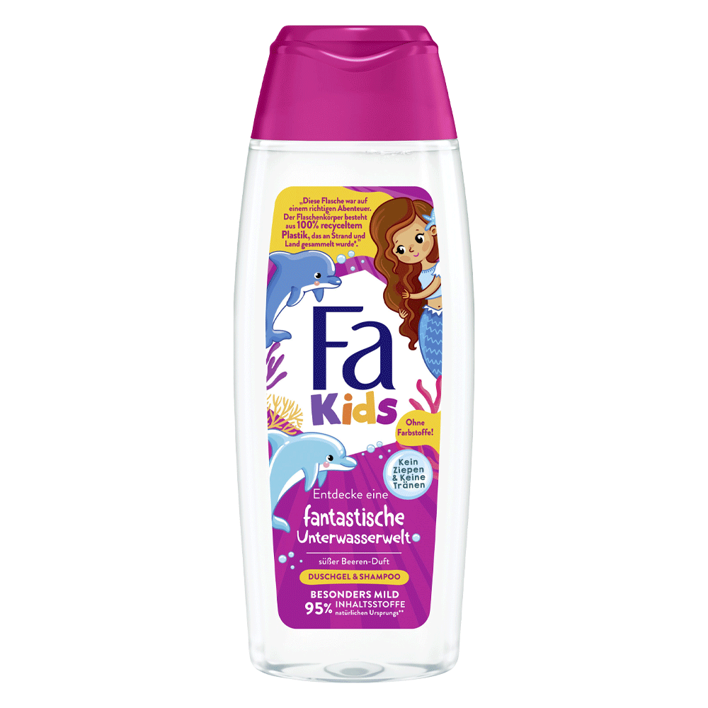 Bild: Fa Kids Mädchen Duschgel und Shampoo 