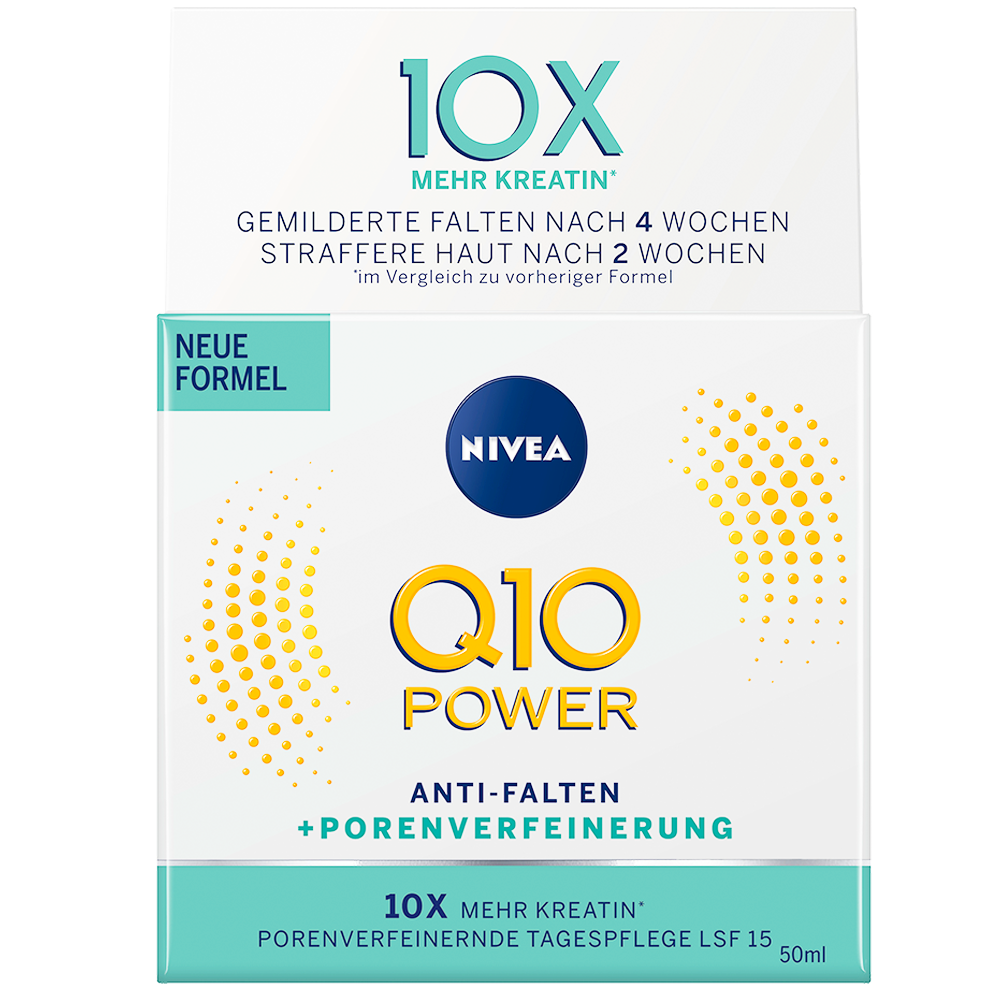 Bild: NIVEA Q10 Power Anti-Falten+Porenverfeinerung Tagespflege LSF 15 